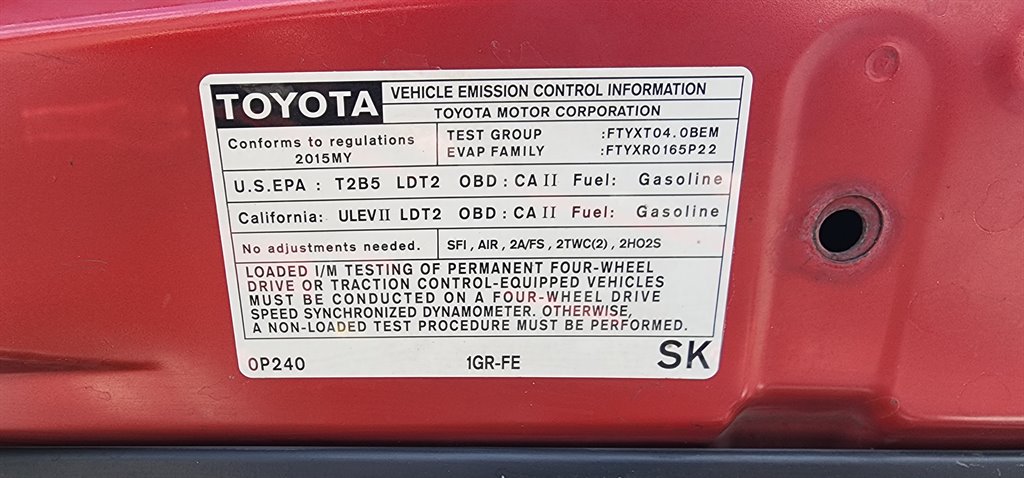 2015 Toyota Tacoma - $14,995