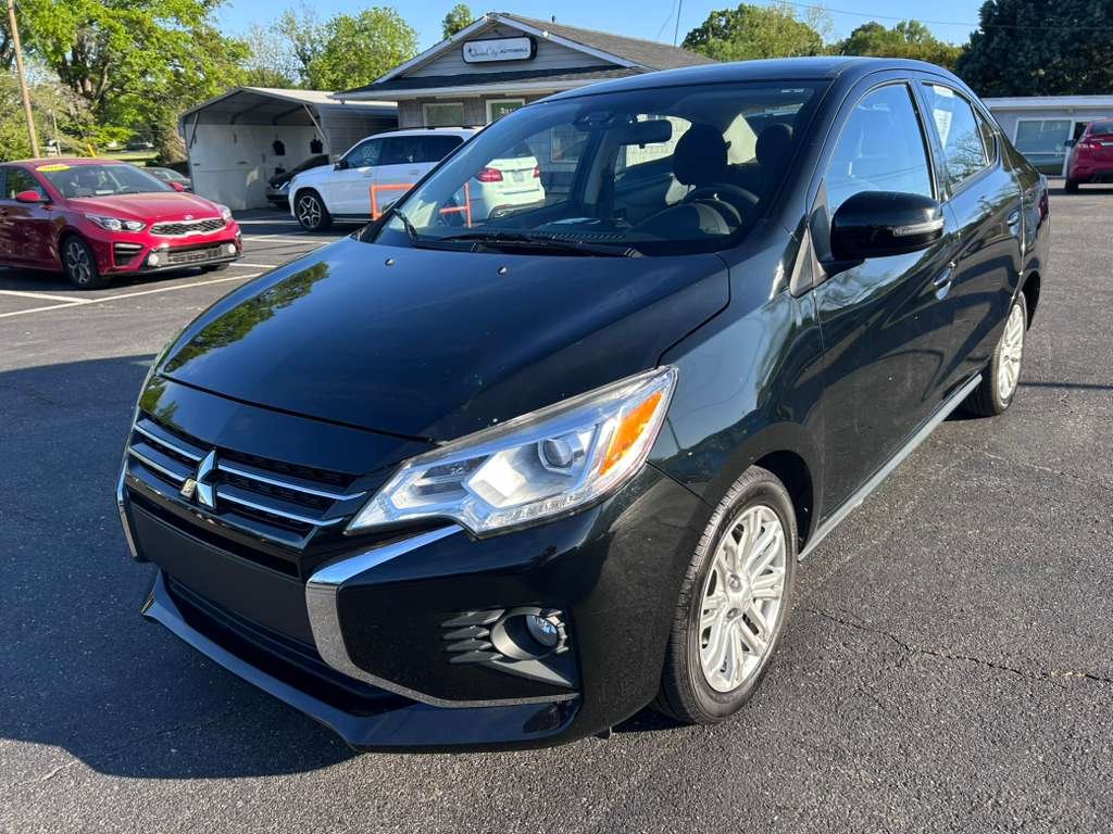 Black 2023 Mitsubishi Mirage G4 SE FWD Sedan Front-Wheel Drive Automatic