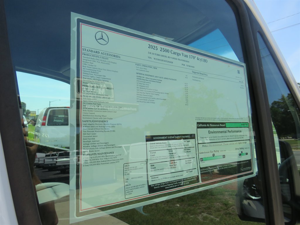 2025 Mercedes-Benz Sprinter 2500 High Roof photo
