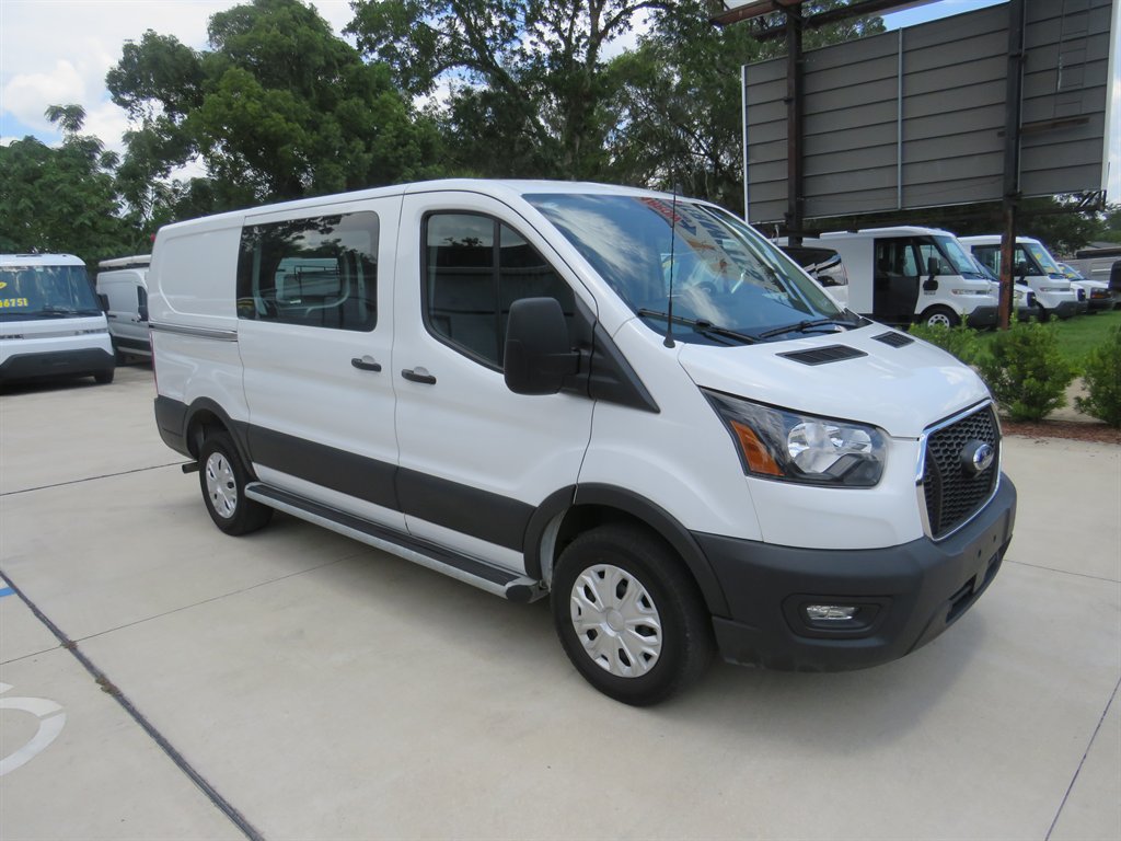 White 2025 Ford Transit Cargo Van Rear-Wheel Drive Automatic