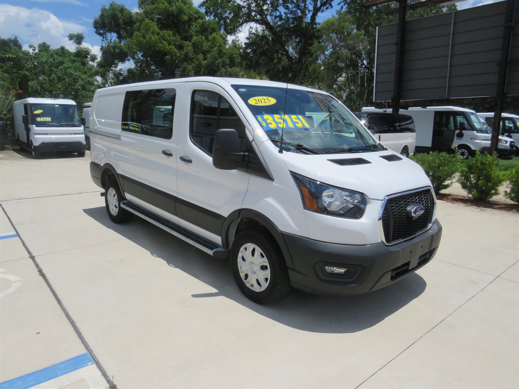 White 2025 Ford Transit Cargo Van Rear-Wheel Drive Automatic