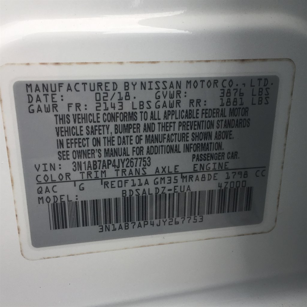 2018 Nissan Sentra - $13,499