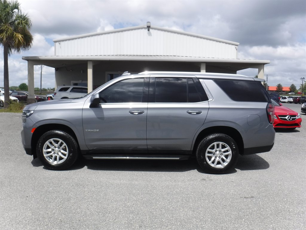 Gray (Satin Steel Metallic) 2021 Chevrolet Tahoe LS RWD SUV / Crossover 4X2 Automatic