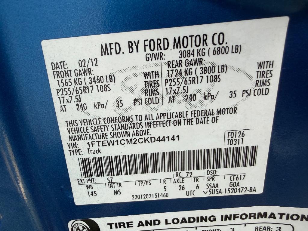 2012 Ford F-150 - $10,000