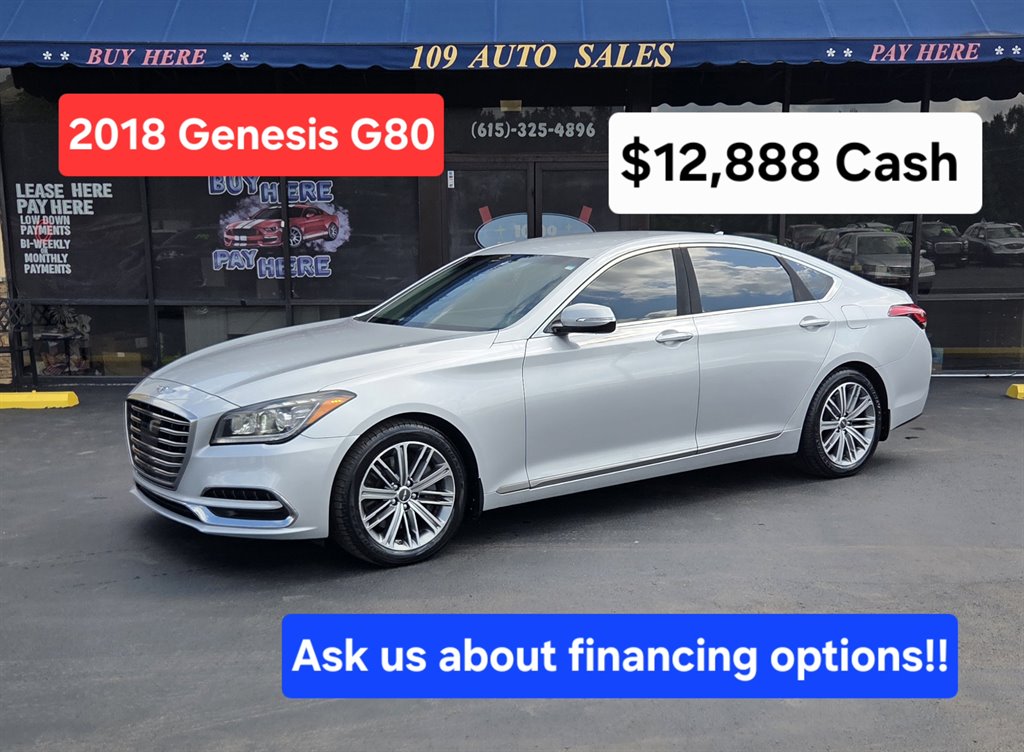 2018 Genesis G80 - $12,888