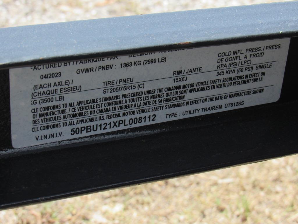 2023 Belmont Trailers Belmont Trailers Llc - $3,500