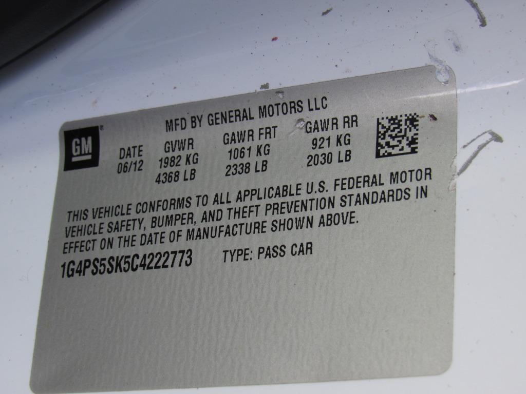 2012 Buick Verano - $7,995