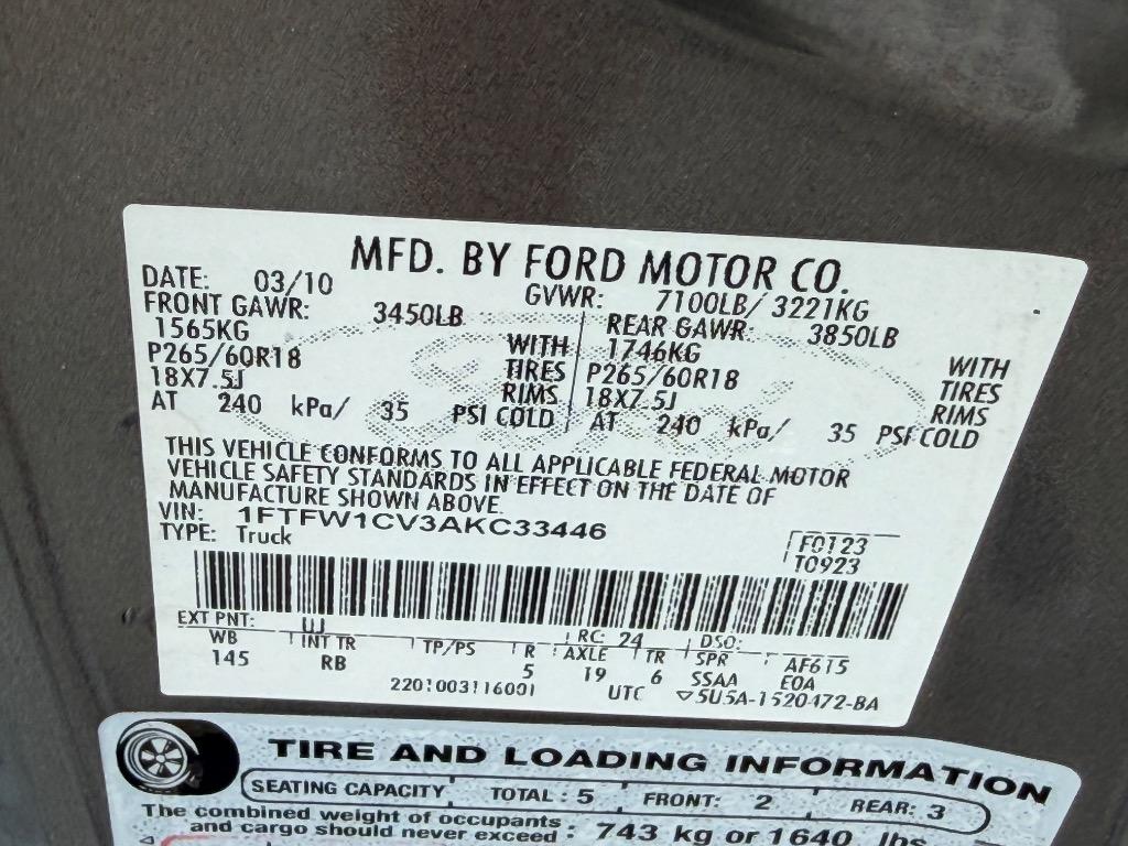 2010 Ford F-150 - $7,995