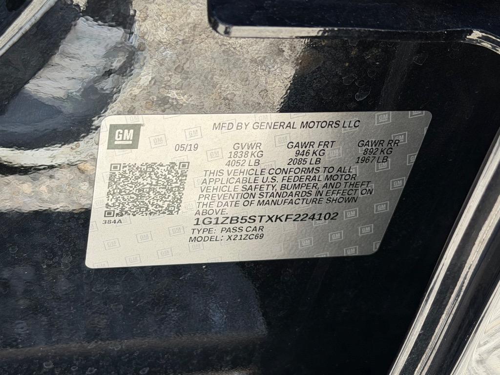 2019 Chevrolet Malibu - $10,995
