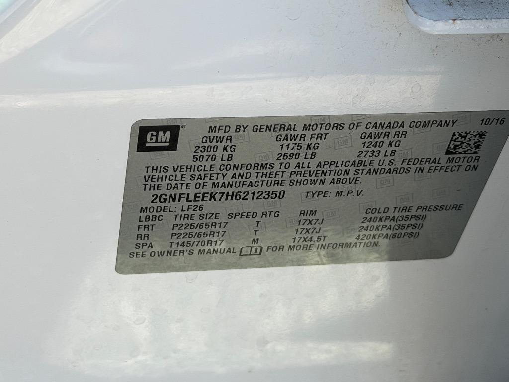 2017 Chevrolet Equinox - $10,995