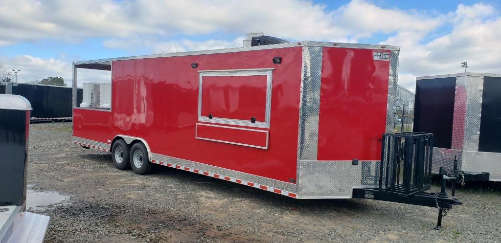 2022 concession - bbq - vending 8.5 x 28 porch trailer - $48,995