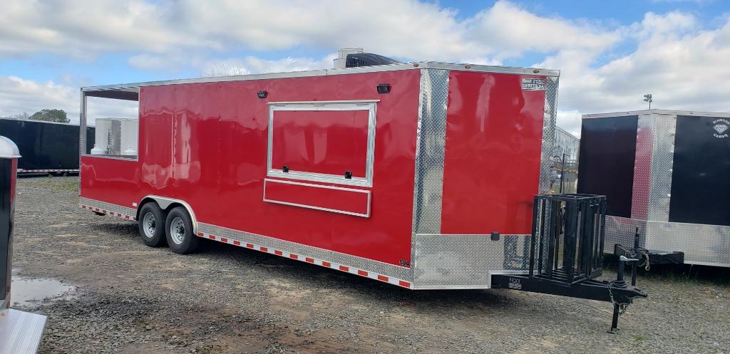 2022 concession - bbq - vending 8.5 x 28 porch trailer - $48,995