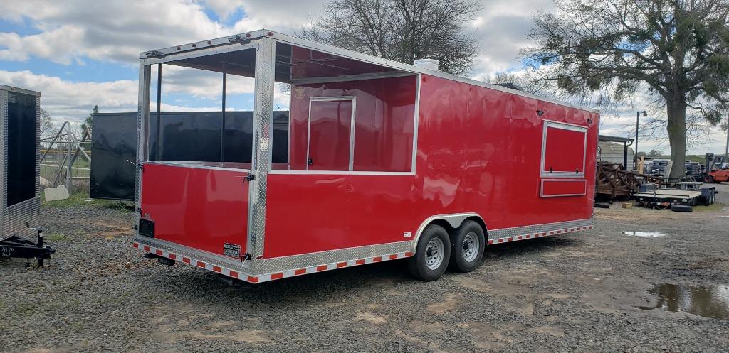 2022 concession - bbq - vending 8.5 x 28 porch trailer - $48,995