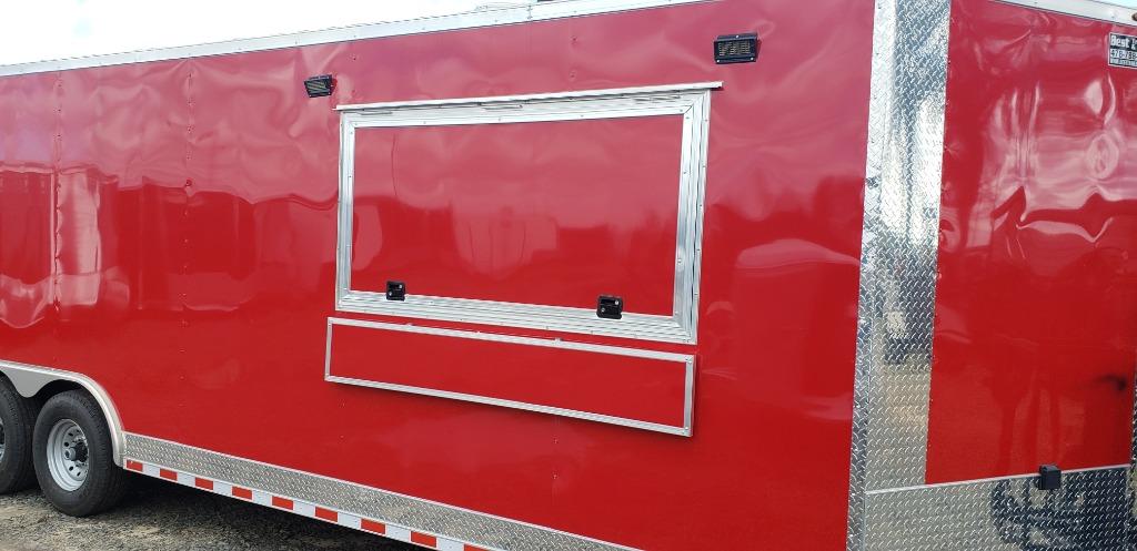 2022 concession - bbq - vending 8.5 x 28 porch trailer - $48,995
