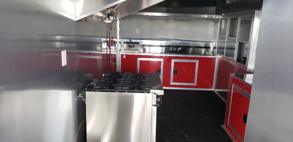 2022 concession - bbq - vending 8.5 x 28 porch trailer - $48,995