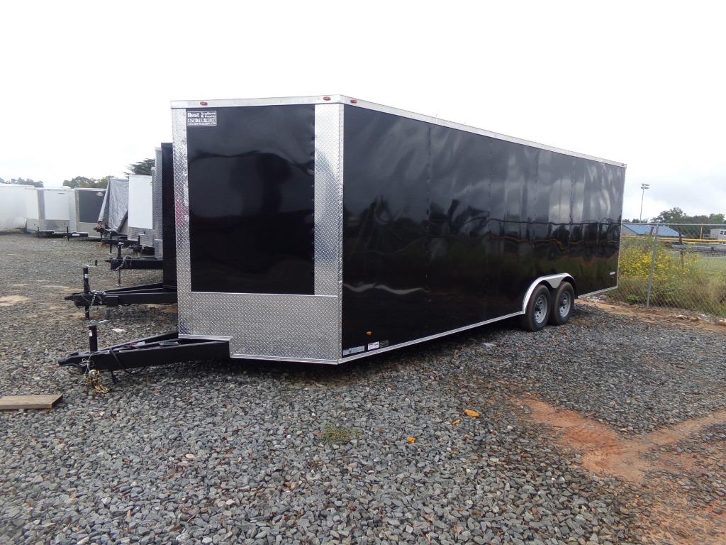 2022 freedom trailers 8.5 x 24 black - $10,495