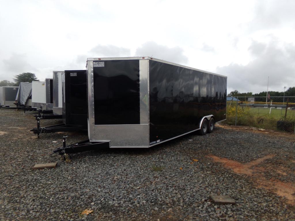 2022 freedom trailers 8.5 x 24 black - $10,495