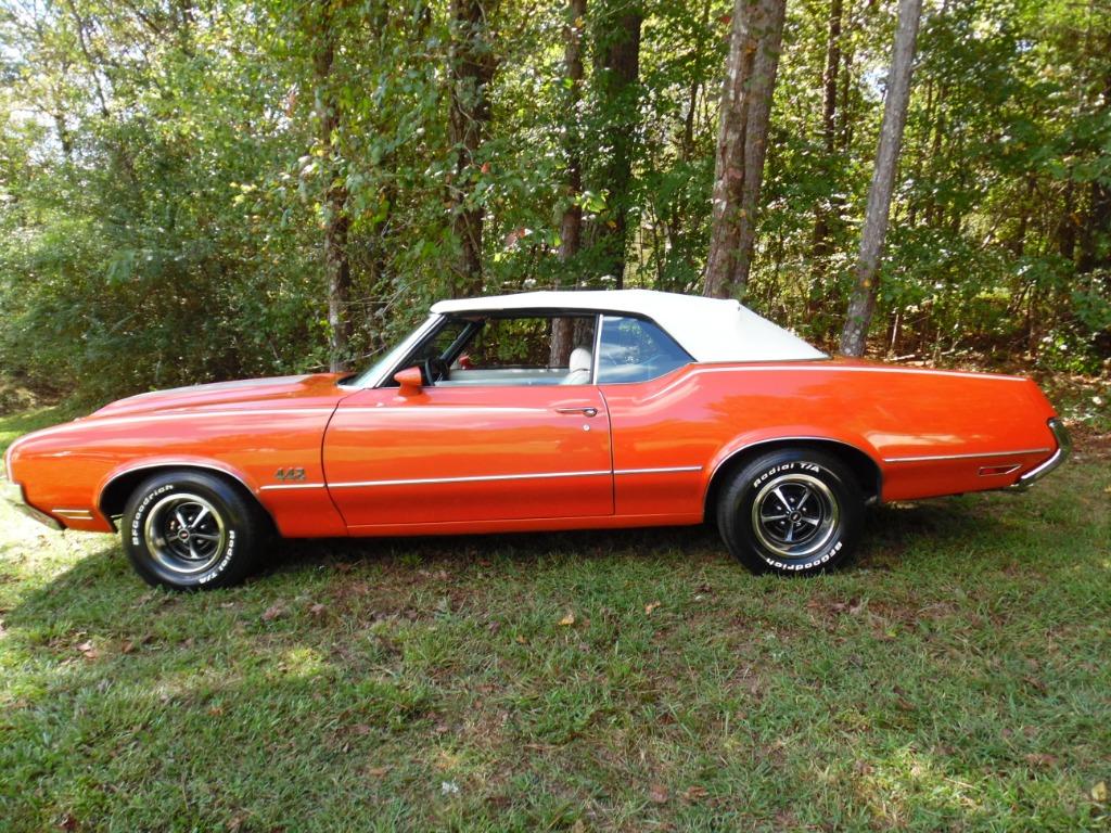 1972 Oldsmobile 442 FACTORY RAM AIR COVERTIBLE - $59,500