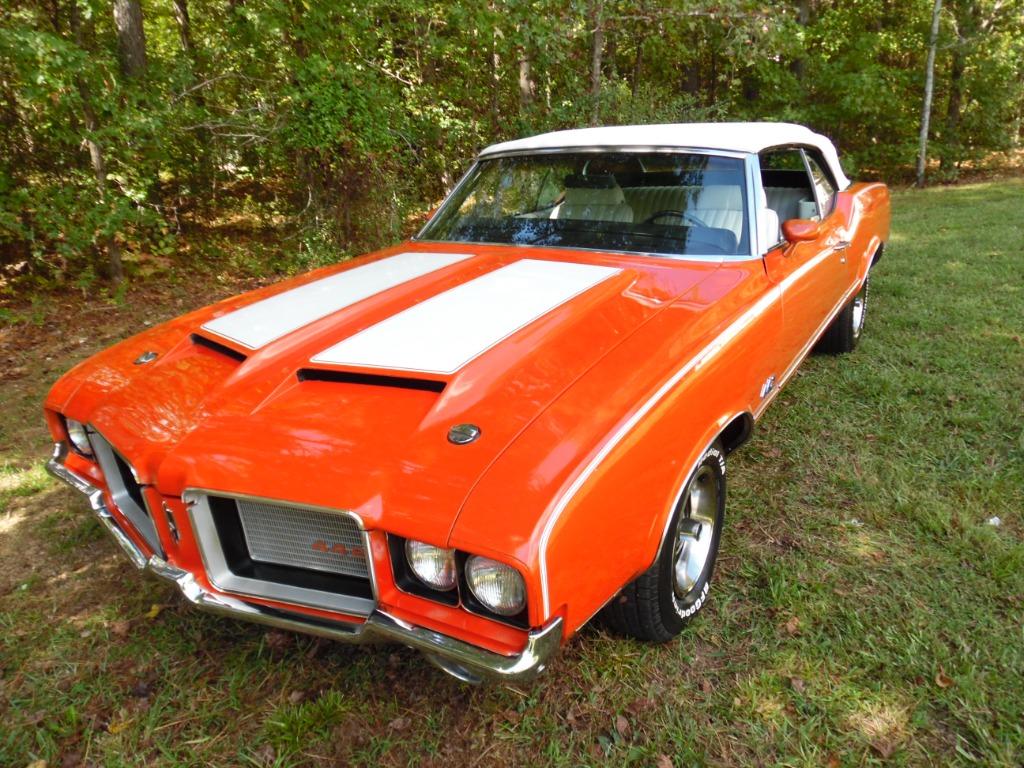 1972 Oldsmobile 442 FACTORY RAM AIR COVERTIBLE - $59,500