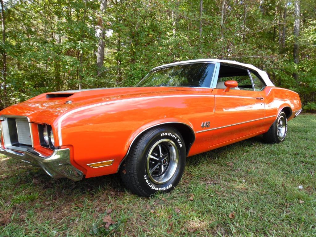 1972 Oldsmobile 442 FACTORY RAM AIR COVERTIBLE - $59,500