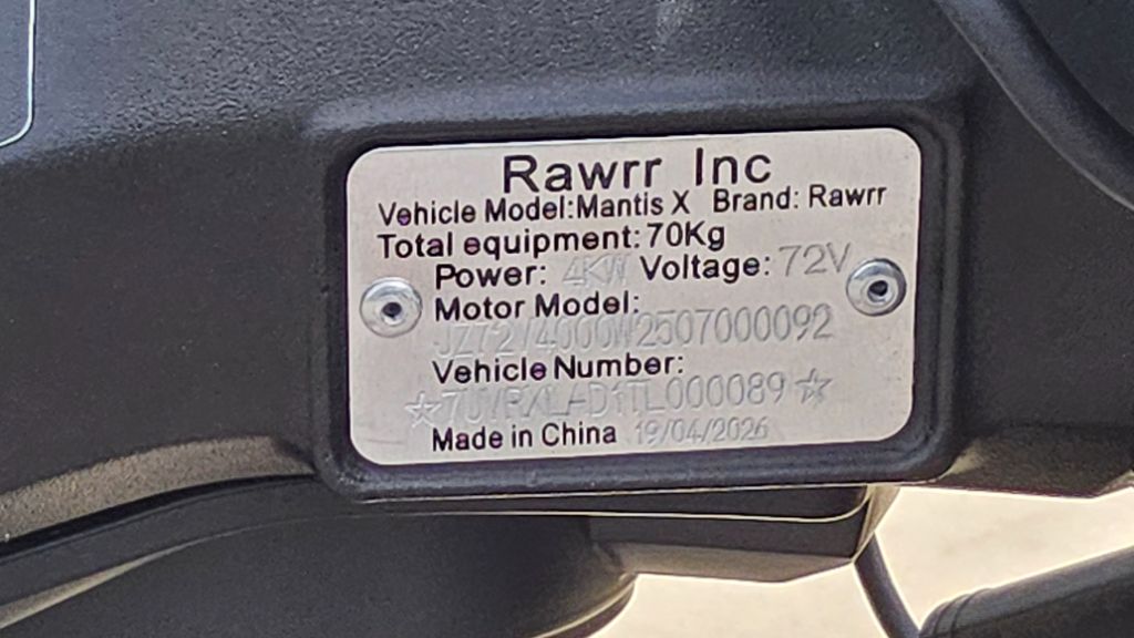 2026 Rawrr Mantis X