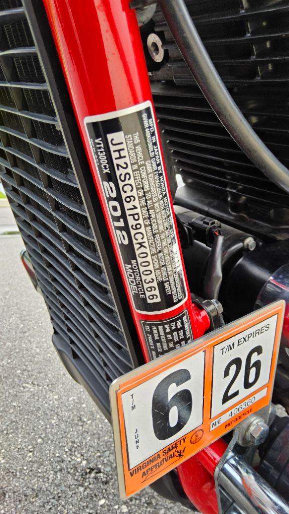2012 Honda Fury - $6,500