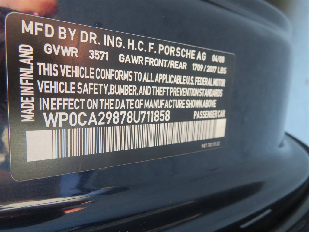 2008 Porsche Boxster photo