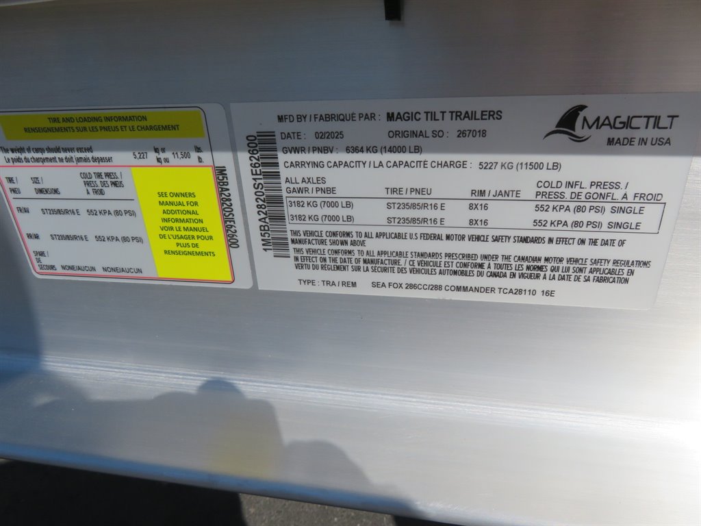 2025 MAGIC TILT TRAILERS Magic Tilt Trailers - $10,995