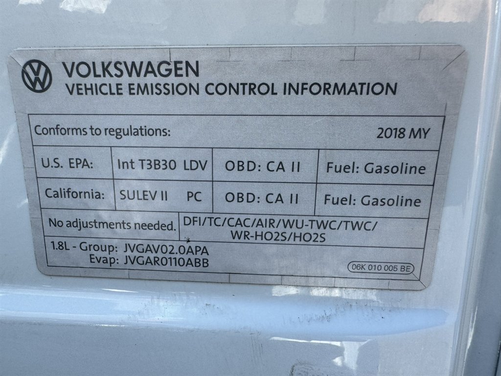 2018 Volkswagen Golf - $12,900