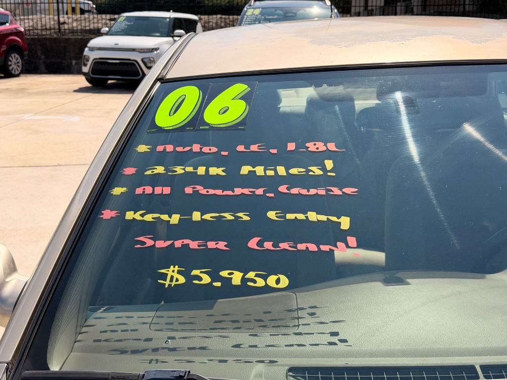 2006 Toyota Corolla - $4,950