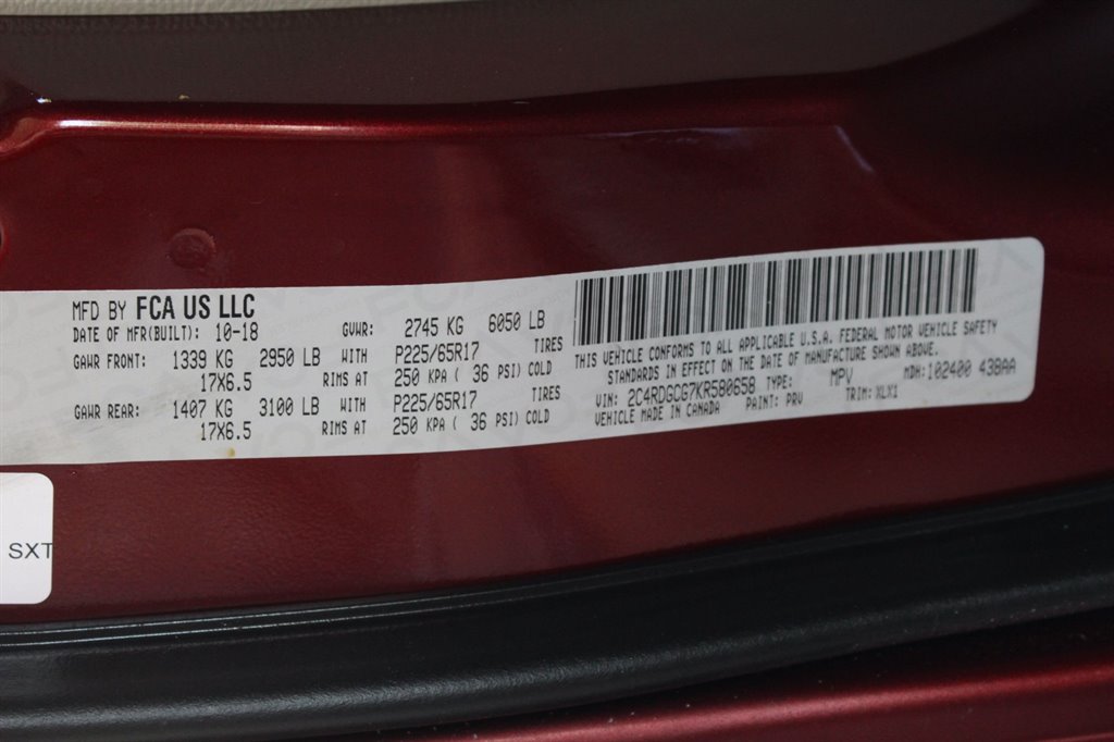 2019 Dodge Grand Caravan - $32,995