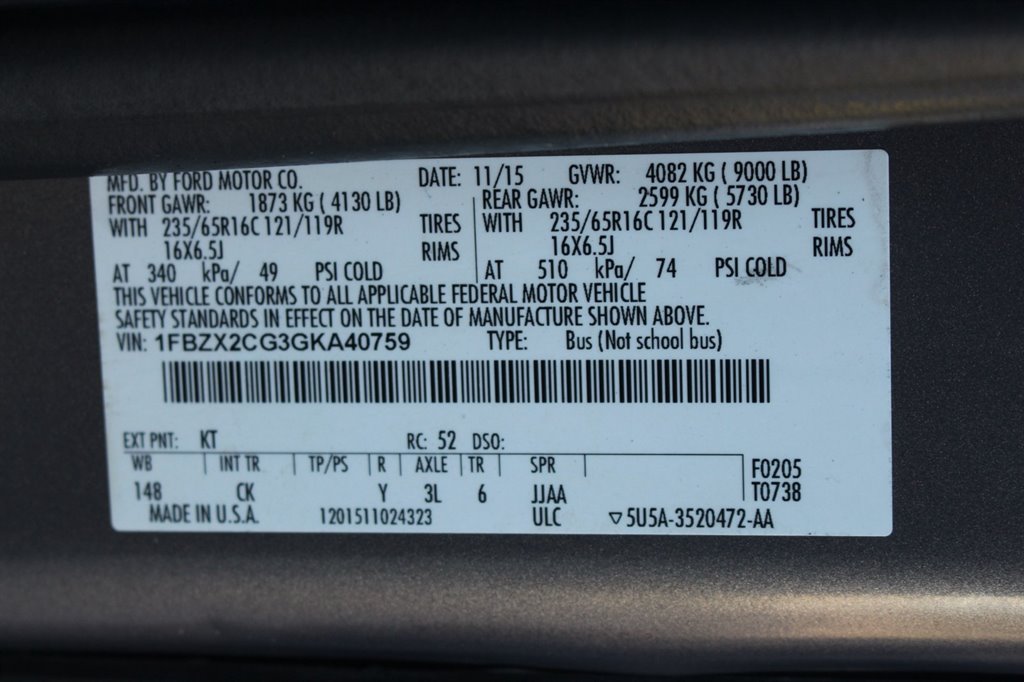 2016 Ford Transit - $32,995