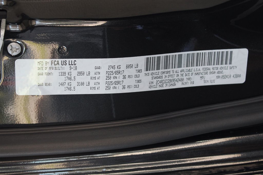 2019 Dodge Grand Caravan - $24,995