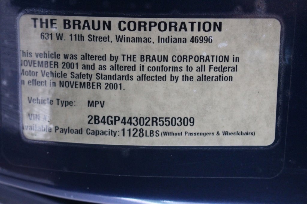 2002 Dodge Grand Caravan - $8,995