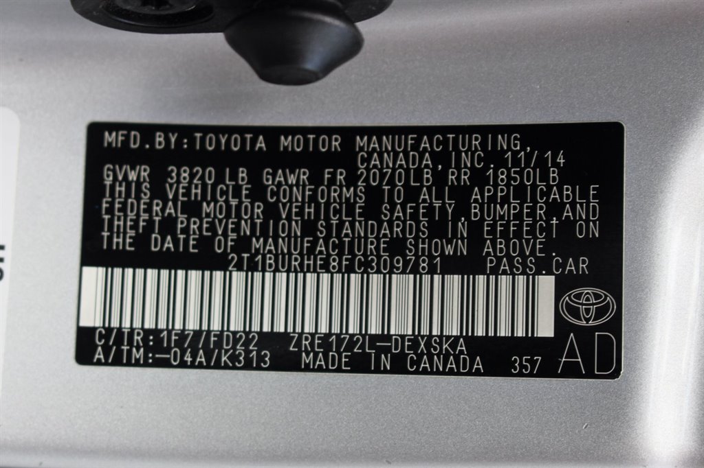 2015 Toyota Corolla - $14,995