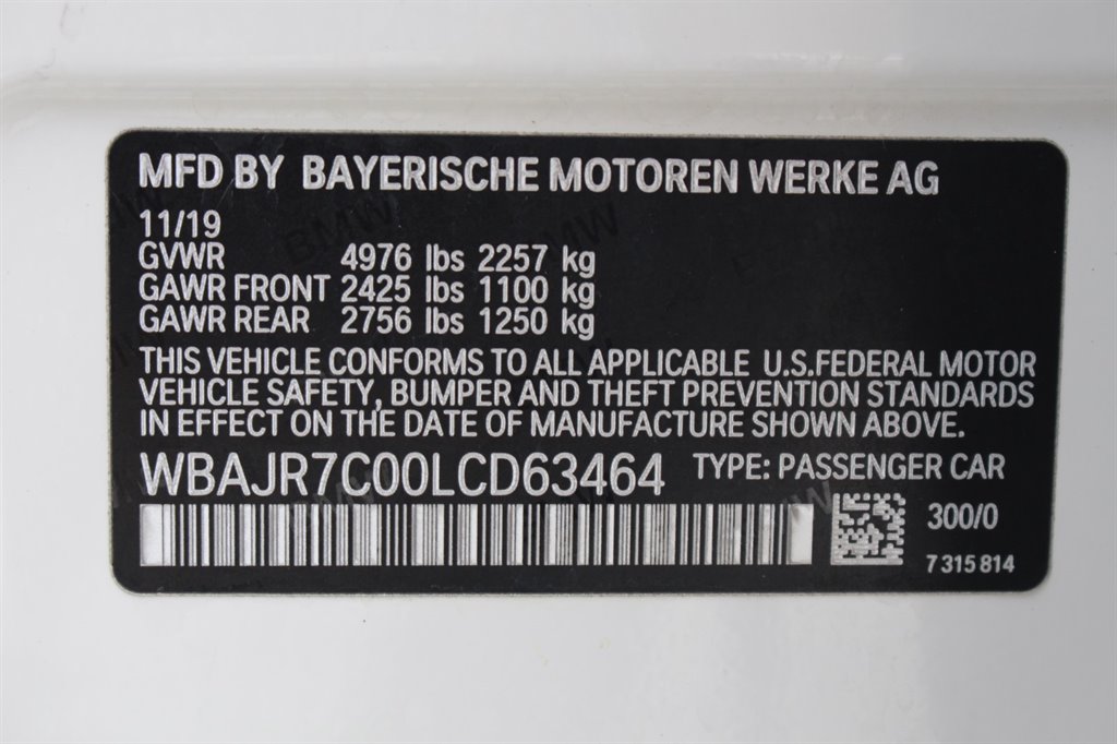 2020 BMW 5 Series - $21,995