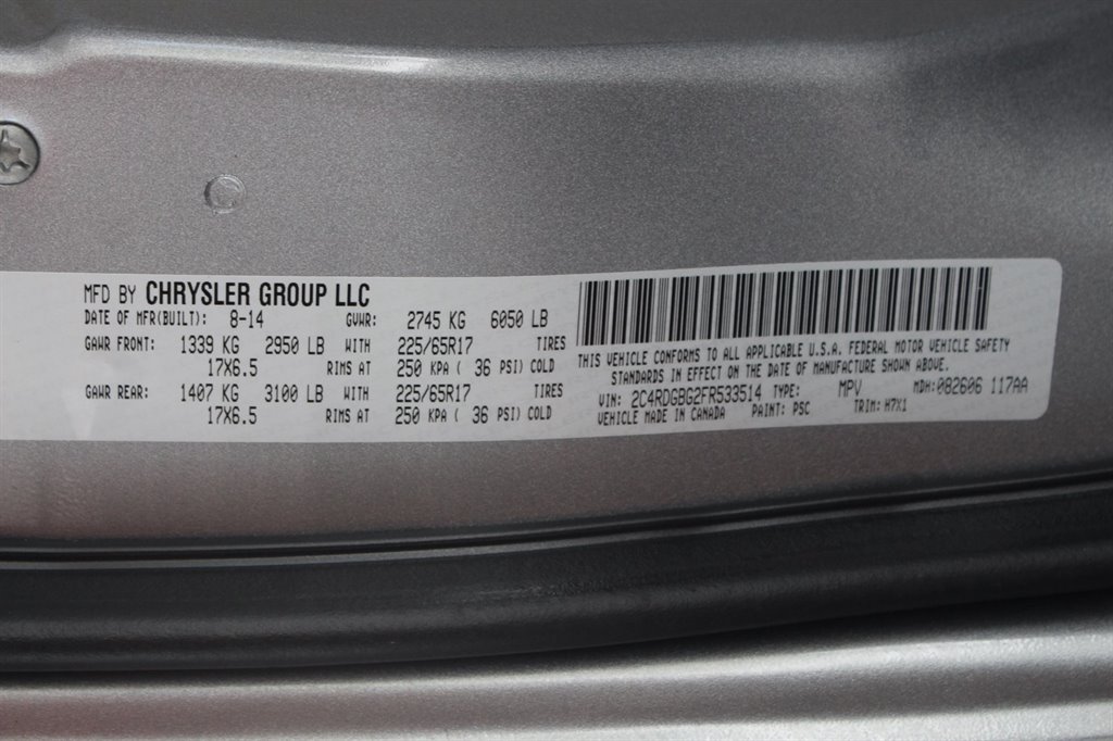 2015 Dodge Grand Caravan - $28,995