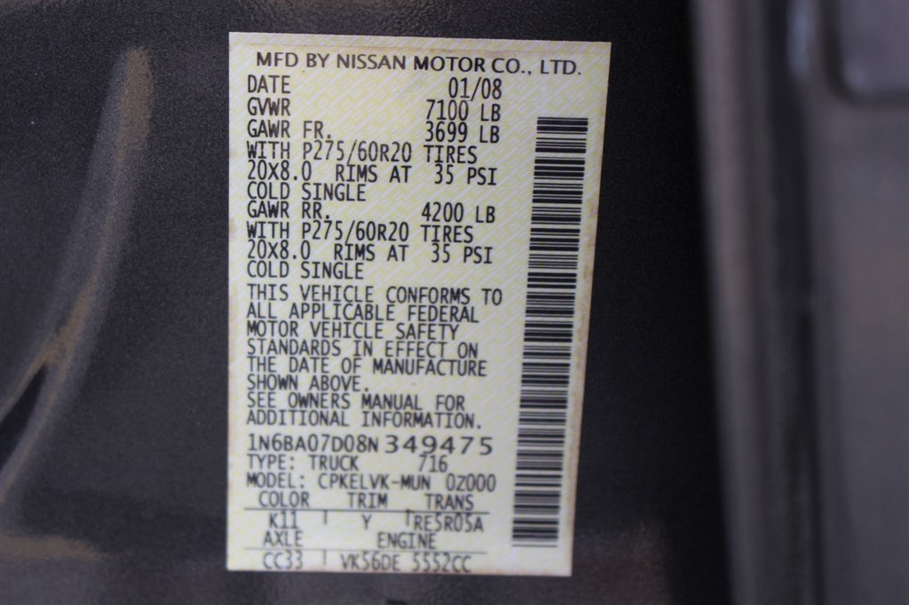 2008 Nissan Titan - $9,995