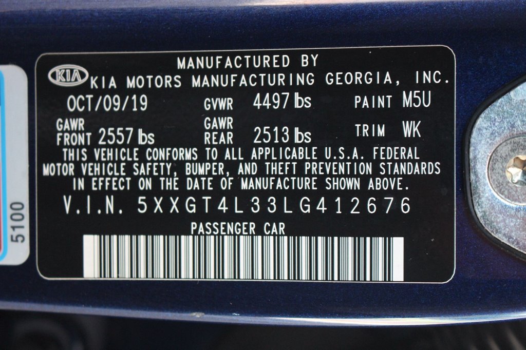 2020 Kia Optima - $15,995