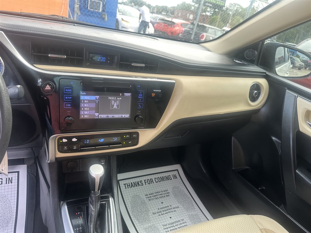 2017 Toyota Corolla - $10,495