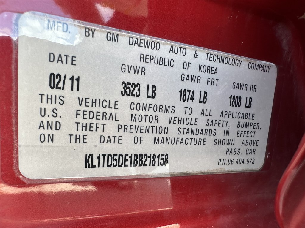 2011 Chevrolet Aveo - $3,495
