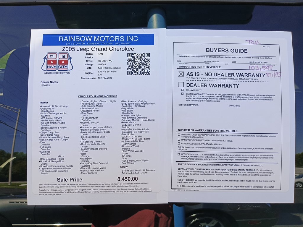 2005 Jeep Cherokee