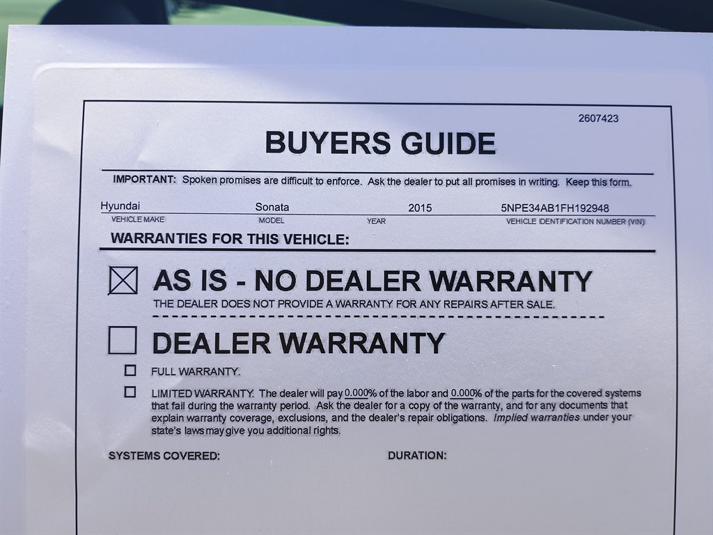 2015 Hyundai Sonata