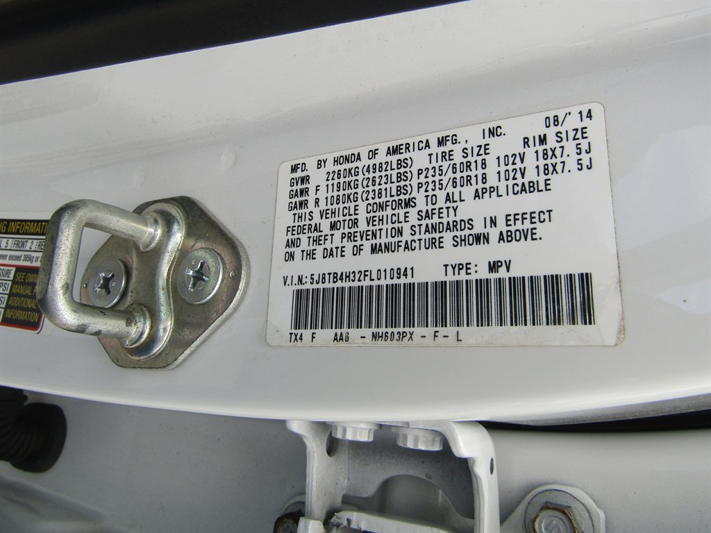 2015 Acura RDX - $9,983