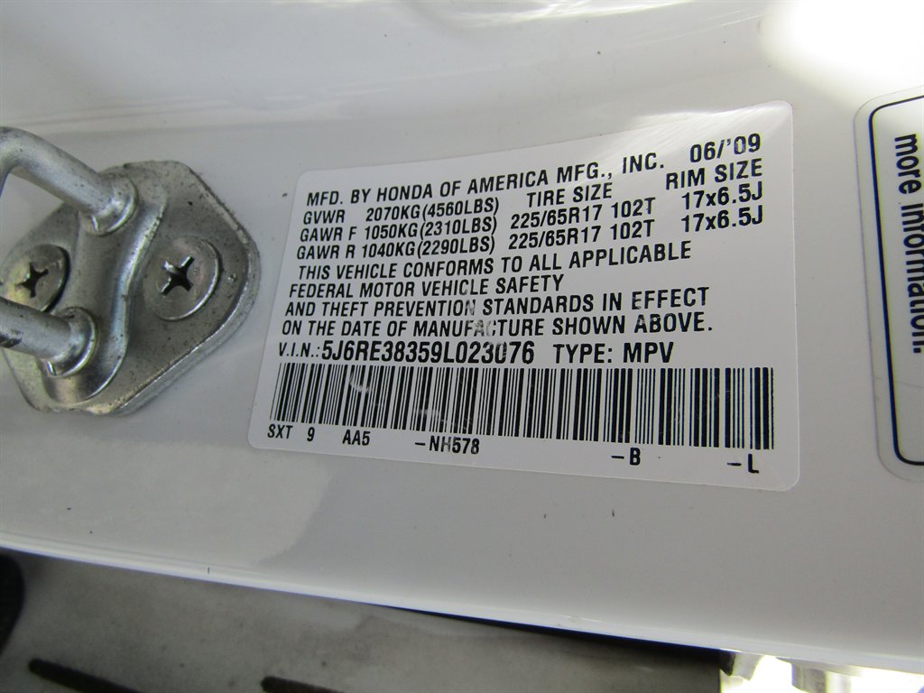 2009 Honda CR-V LX photo