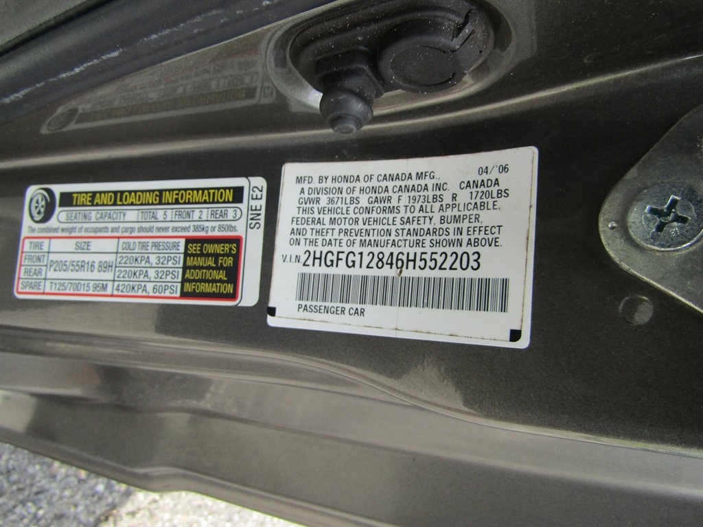 2006 Honda Civic EX photo