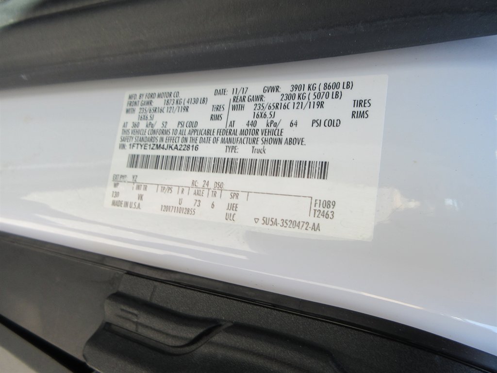 2018 Ford Transit - $8,211