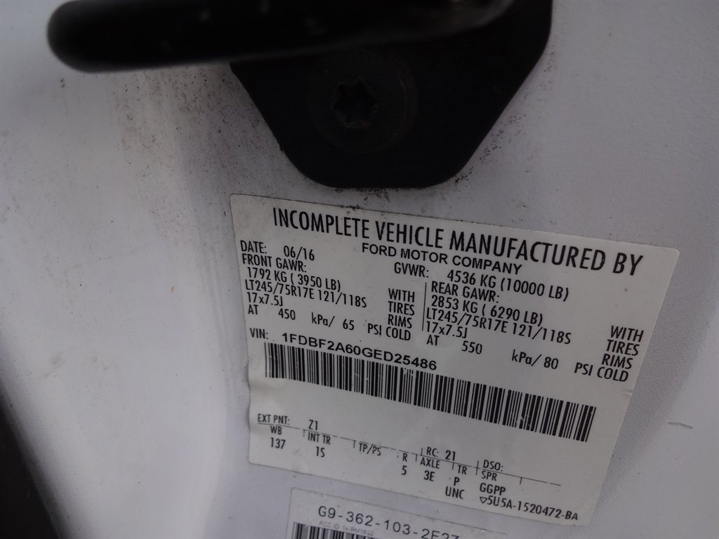 2016 Ford F250 - $13,911