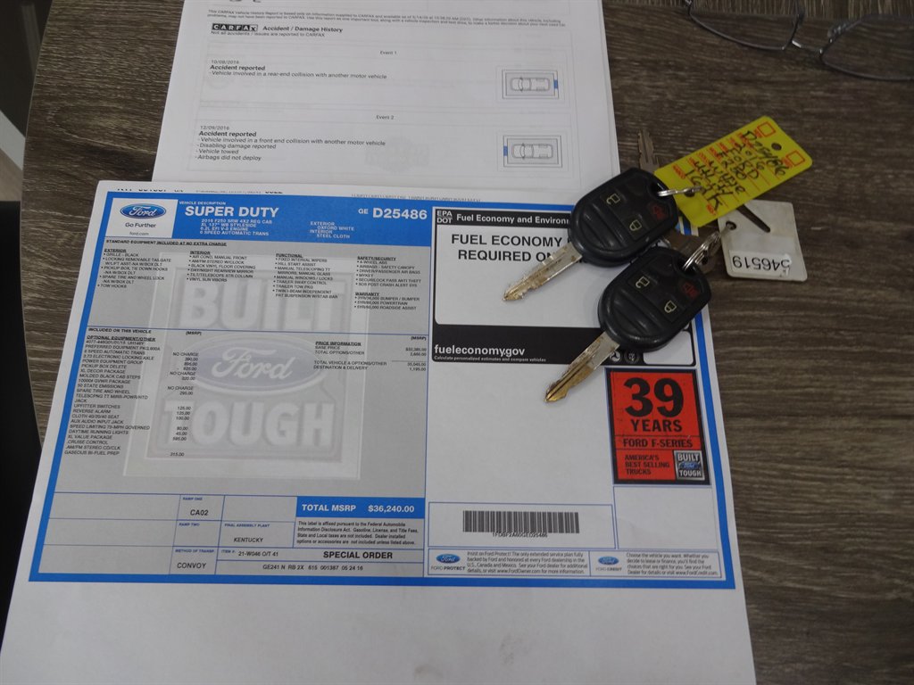 2016 Ford F250 - $13,911