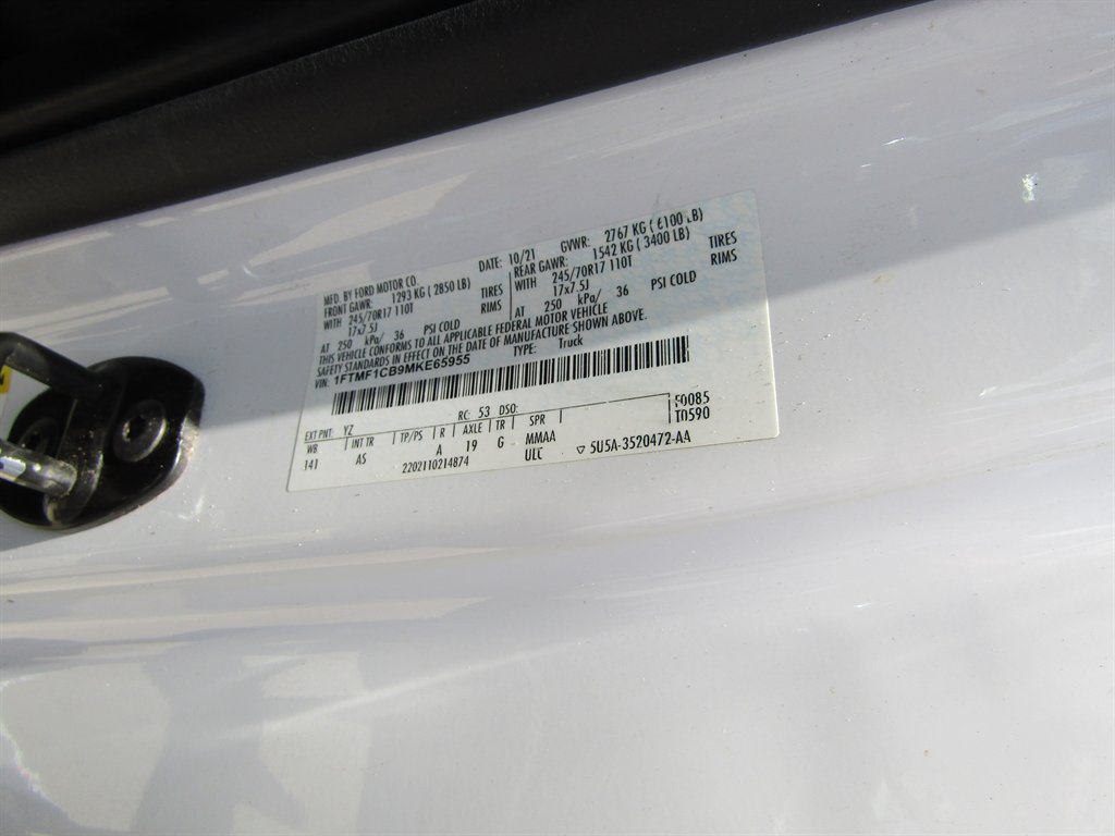 2021 Ford F150 - $12,999